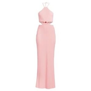 Alice + Olivia NWT Marguerite Cutout Maxi Dress English Rose in Size 0 MSRP $440